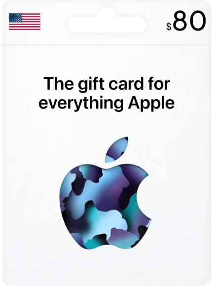 Apple Gift Card $80 (USA)