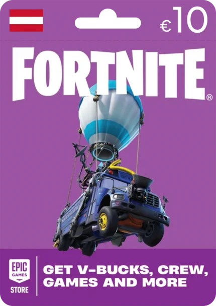 Fortnite Epic Games Austria 10 EUR Gift Card