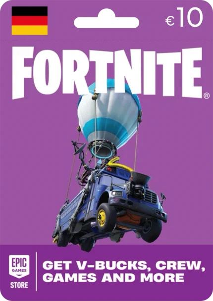 Fortnite Epic Games Germany 10 EUR Gift Card