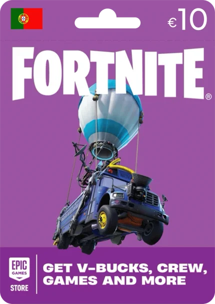 Fortnite Epic Games Portugal 10 EUR Gift Card