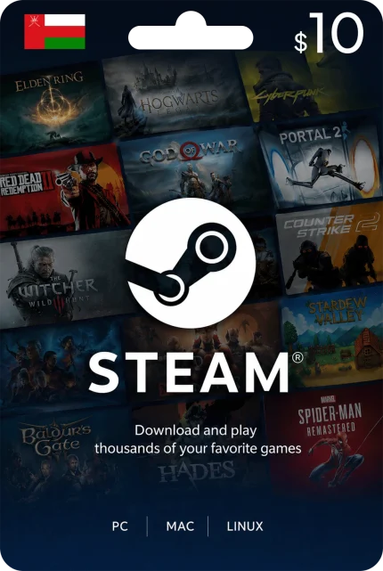 Steam Wallets $10 (Oman)