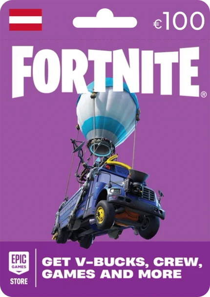 Fortnite Epic Games Austria 100 EUR Gift Card