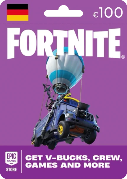 Fortnite Epic Games Germany 100 EUR Gift Card