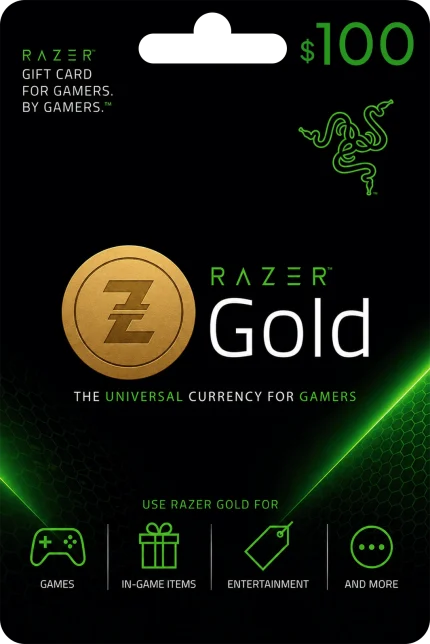 Razer Gold $100 (GLOBAL)