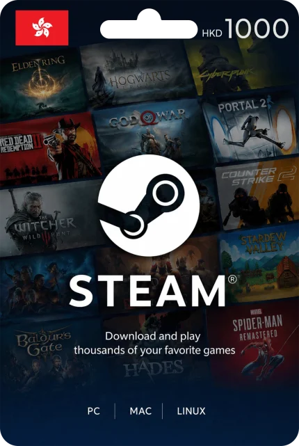 Steam Hong Kong 1000 HKD