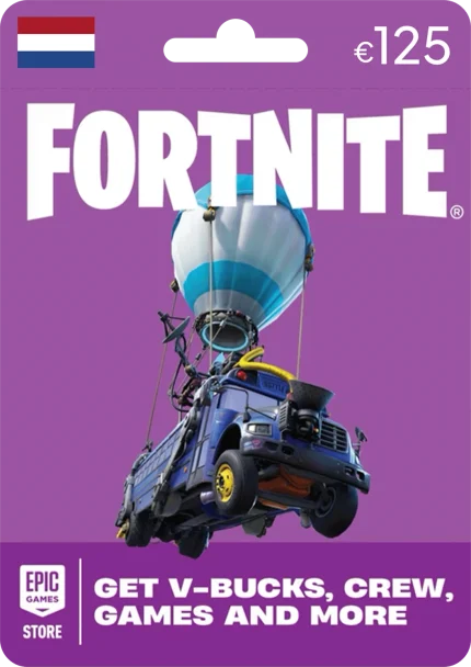 Fortnite Epic Games Netherlands 125 EUR Gift Card