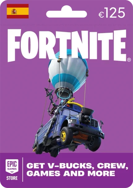 Fortnite Epic Games Spain 125 EUR Gift Card