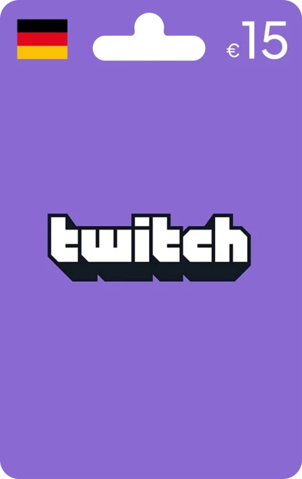 Twitch Germany 15 EUR Gift Card
