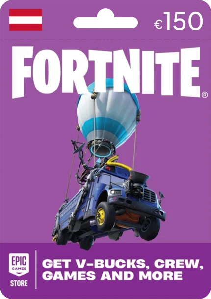 Fortnite Epic Games Austria 150 EUR Gift Card