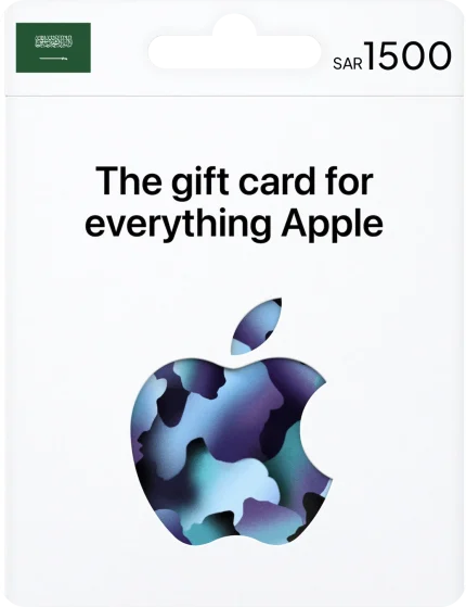Apple Gift Card 1500SAR (KSA)