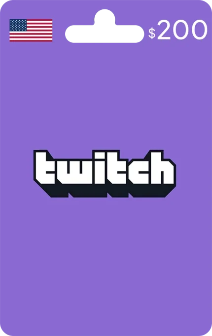 Twitch Gift Card $200 (USA)