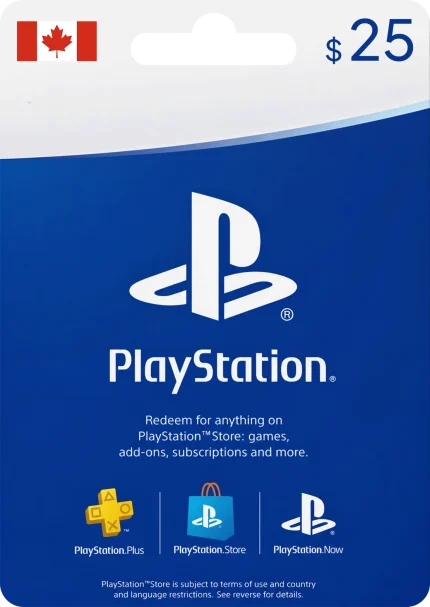 PlayStation Network Card $25 (CAD)