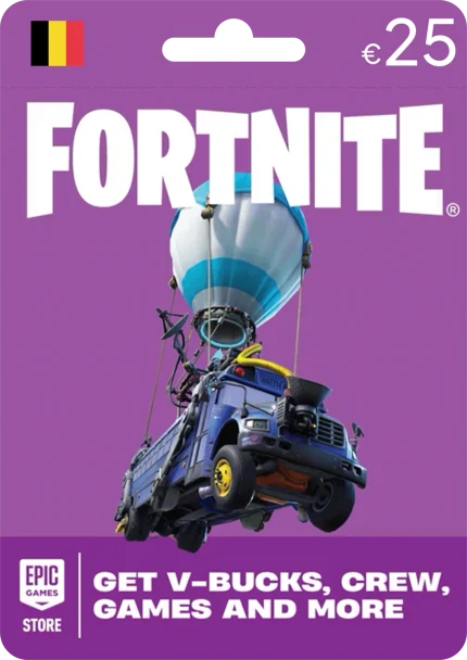 Fortnite Epic Games Belgium 25 EUR Gift Card