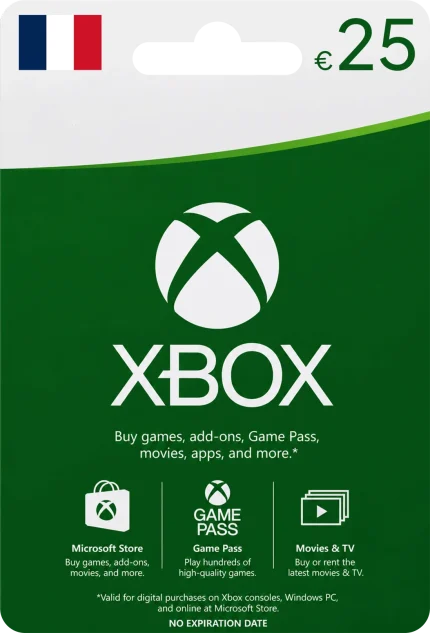 Xbox France 25 EUR Gift Card