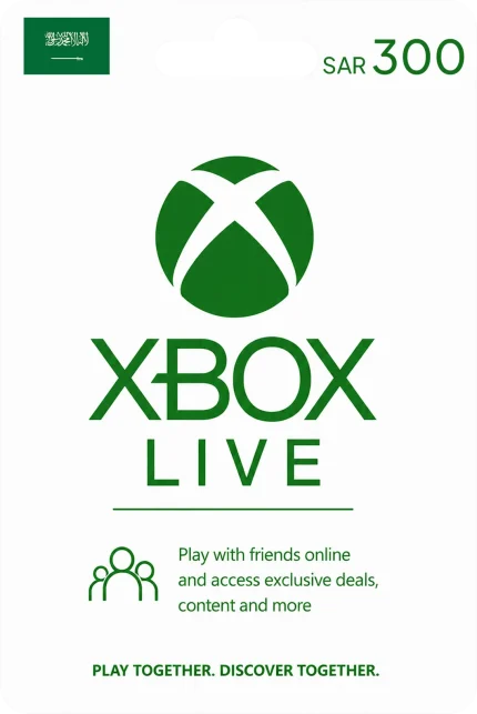 Xbox Live Gift Card 300 (SAR)