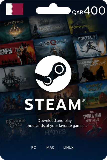 Steam Wallet Card 400QAR (QATAR)
