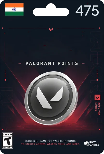 Valorant VP Points 475 VP Gift Card