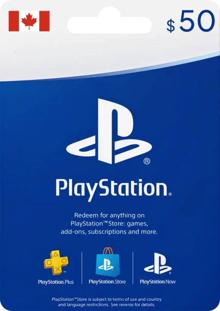 PlayStation Network Card $50 (CAD)