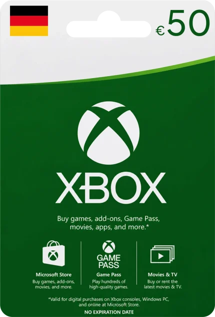 Xbox Gift Card Germany 50 EUR