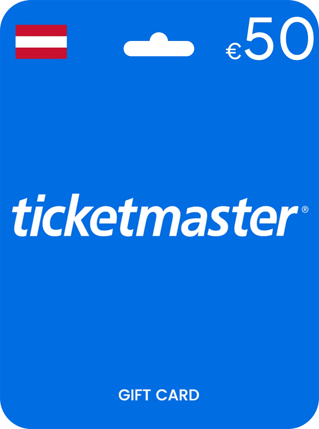 50 EUROS TICKET MASTER AUSTRIA 1 Ticketmaster Austria 50 EUR Gift Card - Image 1