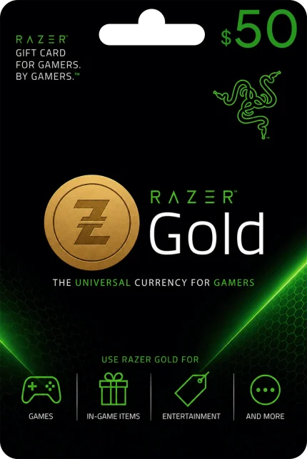 Razer Gold $50 (GLOBAL)
