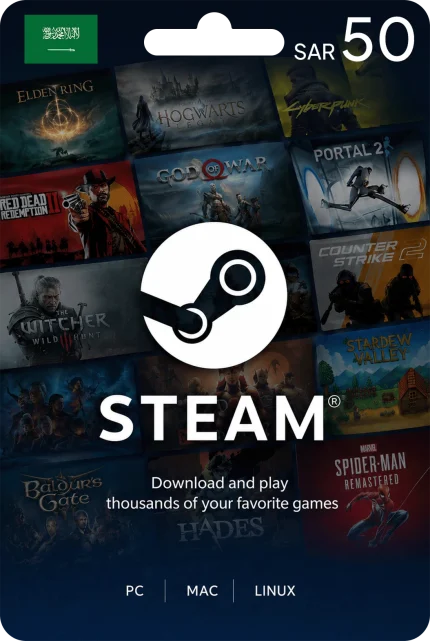 Steam Wallet Card 50SAR (KSA)