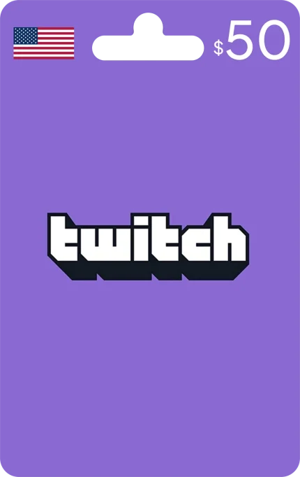 Twitch Gift Card $50 (USA)