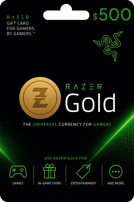 Razer Gold $500 (GLOBAL)