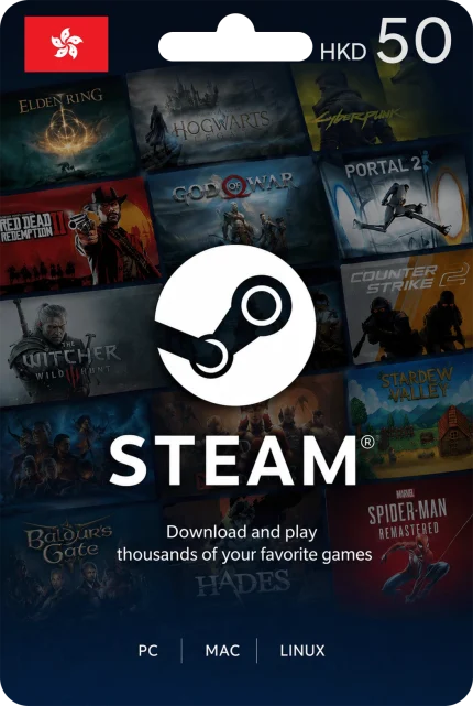 Steam Hong Kong 50 HKD