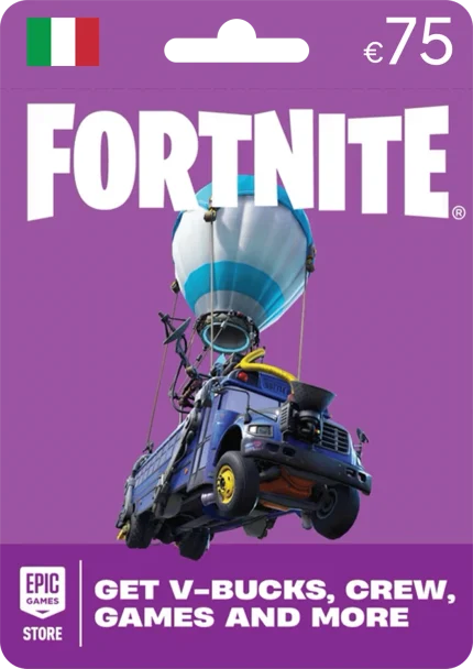 Fortnite Epic Games Italy 75 EUR Gift Card