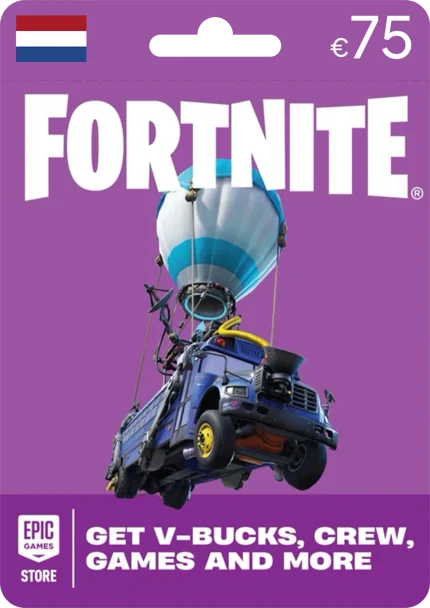 Fortnite Epic Games Netherlands 75 EUR Gift Card