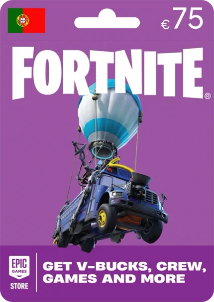Fortnite Epic Games Portugal 75 EUR Gift Card